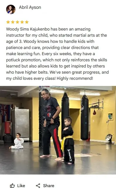 Martial Arts School Near Me in Vallejo | Woody Sims Kajukenbo